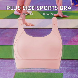 Sujetador Deportivo de Alta Calidad para Mujer, Talla Grande, Soporte Alto, Spandex/Nailon, Cuello en U, Tirantes Ajustables, Cierre Trasero, Ropa Deportiva para Gimnasio, Yoga y Actividades - Product Image 2