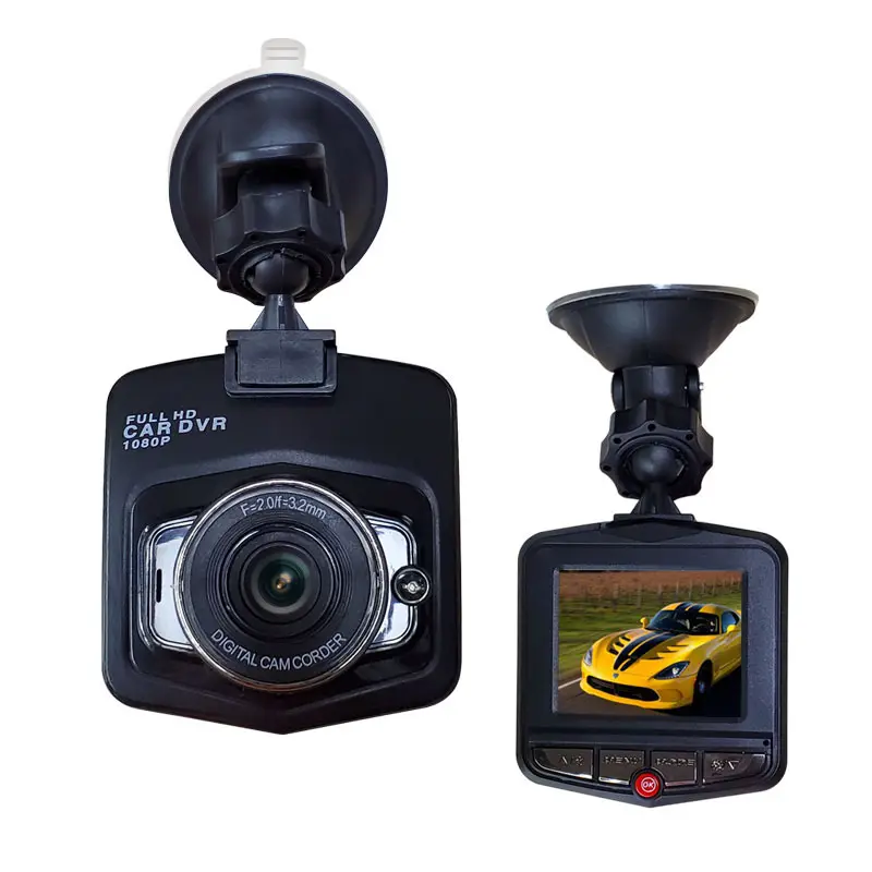 ที่ขายดีที่สุดมินิรถ DVR กล้อง GT300 Dash Cam 2.2นิ้ว HD 1080จุดบันทึกที่จอดรถคืนวิสัยทัศน์ Dash กล้อง