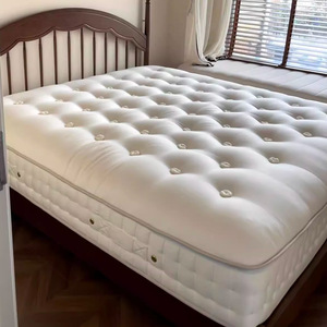 ที่นอนสปริง 1200มม.*2000มม. 1500มม.*2000มม. 1800มม.*2000มม. รุ่น Pillow Top ดีไซน์ดั้งเดิม สีขาว สำหรับใช้ในบ้าน - Product Image 1
