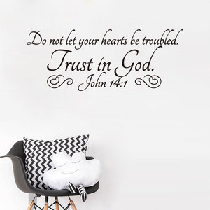 Autocollant mural en PVC de style Art déco, Jésus-Christ espagnol, décalcomanies murales de Noël, art mural amovible pour salon, chambre à coucher, décoration intérieure - Product Image 5