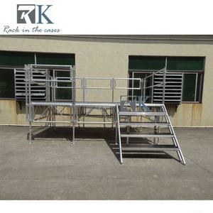 Escenario Modular de Aluminio y Madera Contrachapada de 4 pies x 8 pies para Conciertos con Ensamblaje Rápido y Gran Capacidad de Carga - Product Image 5