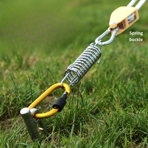Accessori da campeggio per <span class=keywords><strong>tenda</strong></span> in acciaio inox per esterni con fibbia a molla per <span class=keywords><strong>tenda</strong></span> da campeggio - Product Image 4
