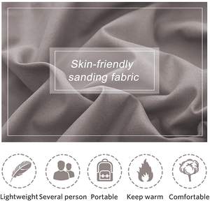 Woqi Ultra-Léger Portable d'été Coton feuille <span class=keywords><strong>de</strong></span> voyage hôtel Sommeil <span class=keywords><strong>Sac</strong></span> Revêtement Unique Couverture - Product Image 3