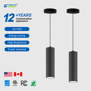 Lámpara colgante cilíndrica de luz de techo montada en superficie con lista ETL para Bar, cocina, comedor, decoración, luz colgante - Product Image 2
