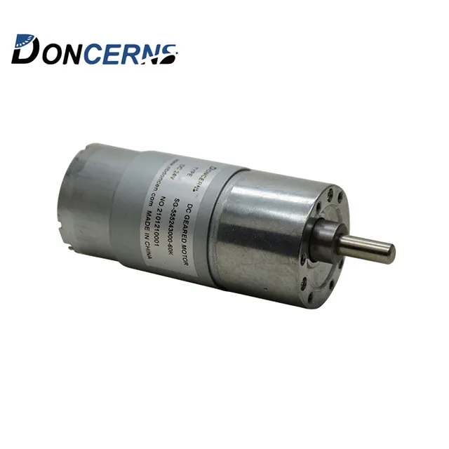 SG-555 küçük DC DİŞLİ Motor 37mm şanzıman 12V 24V 10W 20W 0.5N.m