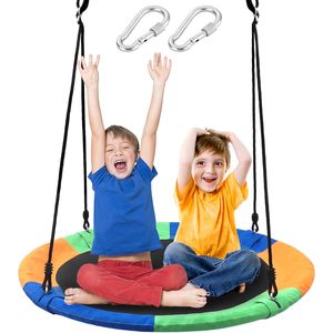 Premium da 40 pollici per bambini all'aperto con piattino per albero altalena sedile resistente e sicuro facile installazione per asilo nido o cortile - Product Image 1