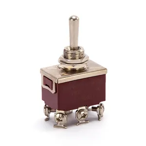 Nhà Máy KN3C-203 Thu Nhỏ Chuyển Đổi Chuyển Đổi 6A 125V 4Pins Không Thấm Nước Brass Nút Lớn Xử Lý Chuyển Đổi Chuyển Đổi Chuyển Đổi Cho Xe