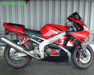 Para <span class=keywords><strong>Kawasaki</strong></span> <span class=keywords><strong>NINJA</strong></span> <span class=keywords><strong>ZX6R</strong></span> 98 <span class=keywords><strong>99</strong></span> ZX 6R 636 ZX-6R ZX636 ZX-636 1998 1999 en rojo, negro, personalizado gratis Kit de carenado - Product Image 1