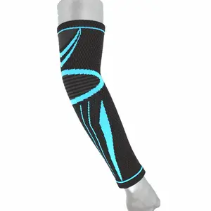 Knitting compression long elbow sleeve four ways pull sport arm sleeve