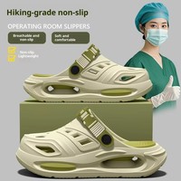 XiJie XJ-59-1 Sandales décontractées pour hommes, nouvelle collection été 2025, respirantes, avec motif imprimé sur la pointe, en EVA médical allemand, à trous extérieurs