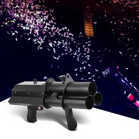 Canon à confettis électrique télécommandé CO2 avec 3 têtes pour discothèque, mariage, boîte de nuit