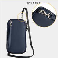 Porte-billets multifonctionnel Portable Overseas Travel Document Storage Wallet Large Capacity Neck Hanging Passport Bag