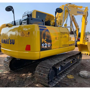 Escavatore KOMATSU PC120 12 tonnellate quasi nuovo originale con EPA CE agricolo usato 12 tonnellate grande escavatore komatsu 120 - Product Image 3