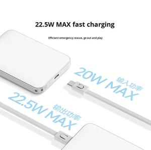 Original mi Ultra Slim Built-in <b>Type</b>-<b>C</b> Cable Power Bank 5000mAh 22.5W PD PPS <b>Fast</b> Charging Portable <b>Charger</b> - Product Image 3