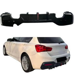 Nouveaux produits phares Diffuseur arrière de style course avec bandes lumineuses verticales pour <span class=keywords><strong>BMW</strong></span> Série <span class=keywords><strong>1</strong></span> F20 LCI (2015-2018) - Product Image 1