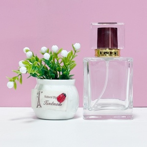 Envases Cosmeticos Frascos De Vidrio Para 50 ml 100ml Parfum <b>Bottle</b> <b>Empty</b> Rectangular Black Perfume <b>Bottle</b> Luxury Glass - Product Image 1