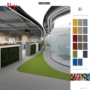 Tuiles <span class=keywords><strong>de</strong></span> moquette modulaires en nylon 100% PP <span class=keywords><strong>de</strong></span> haute qualité Technique <span class=keywords><strong>de</strong></span> pile coupée pour l'utilisation <span class=keywords><strong>de</strong></span> bureau à domicile OEM Commercial 50x50 carreaux <span class=keywords><strong>prix</strong></span> bon marché - Product Image 3