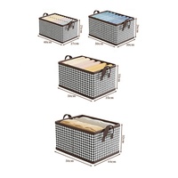 Boîtes et bacs de rangement chinois, organisateur de vêtements grande capacité, organisateur de garde-robe, boîte de rangement non tissée pour armoire
