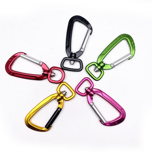 Dog Leash Carabiner Spring Hook Swivel 7075 Aluminum BT-A1305TN Outdoor Sports Big Working Load 4KN Carabiner