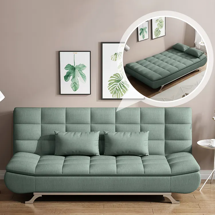 Fabric Sofa Bed Multi-purpose Divan Living Room Sofa Cum Bed Combinations Convertible Sofa