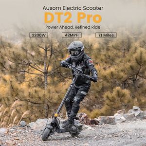 Patinete Eléctrico de Dos Ruedas para Adultos DT2 Pro, Motor Dual de 1000W*2, Batería de Litio, Plegable, Velocidad Máxima de 68 km/h, Capacidad de Carga de 130 kg - Product Image 4