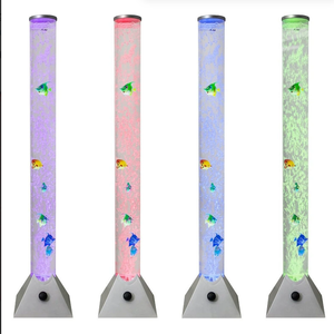 Custom Clear Acrylic Water Column <strong>Bubble</strong> <strong>Lamp</strong> LED Changing Colorful Jellyfish <strong>Lamp</strong> Ocean <strong>Fish</strong> Aquarium Light with Remote Control - Product Image 3