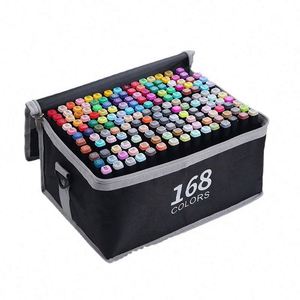 Ensemble de marqueurs d'art à double pointe de 36 couleurs, peinture permanente à l'alcool en stock avec emballage pour le dessin - Product Image 5