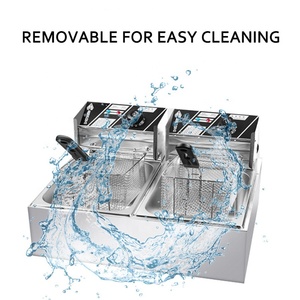 Tianxing Commercial Hotel Restaurant Stainless Steel 6L Fry Machine Countertop Potato <strong>Chip</strong> Single Tank Electric Deep <strong>Fryer</strong> - Product Image 5