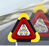 Lampe Cob USB Rechargeable Route Lumière Mode Véhicules Rouges D'urgence Réfléchissant LED avertissement triangulaire projecteur camping lumière