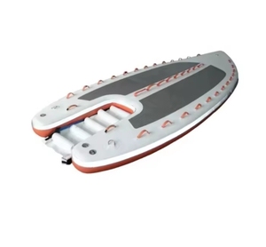 Planche de SUP gonflable géante en forme de queue de poisson, de haute qualité, personnalisée pour la location de sports nautiques - Product Image 4