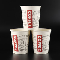 Gobelets en papier kraft en vrac jetables personnalisés Gobelets en papier artisanal noirs à paroi unique pour boissons chaudes et soupes pour boissons gazeuses