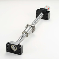Cnc Precision C5 moudre pas cher vis à billes 1204 vis à billes avec support BK12BF12 et boîtier d'écrou pour machines