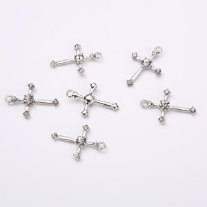 สร้อยข้อมือแบบไขว้ทำจากโลหะผสมแบบเรียบง่ายจี้เพทายคุณภาพสูงเครื่องประดับแบบทำมือเครื่องประดับจากโรงงานขายส่ง - Product Image 1