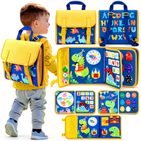 Sac à dos Montessori éducatif en feutre, best-seller, pour l'apprentissage interactif et le jeu silencieux