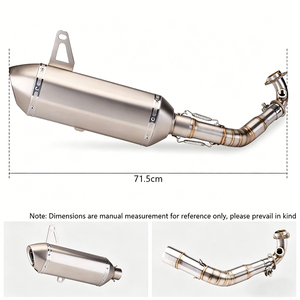 Per <span class=keywords><strong>Piaggio</strong></span> Vespa GTS 250 GTS 300 2007-2017 2018 2019 2020, Silenziatore di Scarico Slip-On con Tubo Centrale per <span class=keywords><strong>Moto</strong></span> GTS300 - Product Image 5