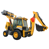 Livraison Gratuite Tractopelle Mini Chinoise Télécommandée 4x4 Économique, Tractopelle Kubota/JCB