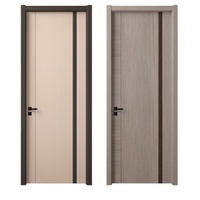 Porte d'entrée moderne en bois massif, coupe-vent, à battants, surface finie, pour appartements, marque HYLIGHT, avec réduction exceptionnelle