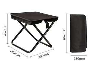 Chaise pliante de type sac à main pour activités de plein air - <span class=keywords><strong>Petit</strong></span> tabouret pour la plage, le camping, les voyages, la pêche et les loisirs - Product Image 5