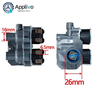 Valvola Solenoide Elettrica a Doppia Testa per Ingresso Acqua FCS180F9 220-240V 50/60Hz, Ricambio per Lavatrice Haier Pulsator Hotel - Product Image 6