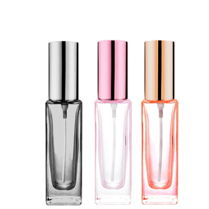 Organic Design <b>Pink</b> Glass Plastic Skincare <b>Bottles</b> 40ml 120ml 150ml Square Shape Cosmetic Packaging with Screw Cap for Lotion - Product Image 1