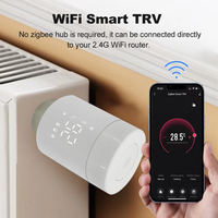 RKHK Tuya Smart Homme Mini Panneau de Commande Mural Zigbee avec Thermostat pour Radiateur à Batterie, Chauffe-eau à Gaz et Module Domestique