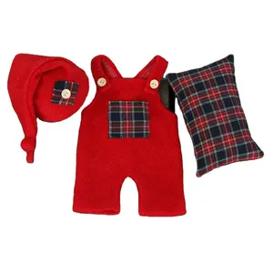 Newborn photo studio photography clothing accessories new children's photography clothing baby Christmas set