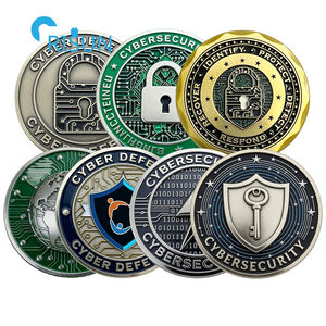 Décapsuleur commémoratif personnalisé Thin Blue Line Cyber Security, avec puce IT et microchip, pièce de défi sur le thème de la cybersécurité - Product Image 1