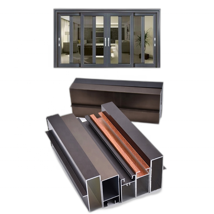Anodized Extrusion Aluminum Profiles Aluminium Frame Sliding Windows ...
