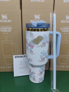 Nouvelle tasse de voiture transfrontalière eBay 2e génération 40oz motif floral - Product Image 4