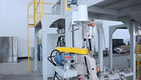 Máquina semiautomática para ensacar semillas de colza de 10-50 kg, máquina de ensacado de semillas oleaginosas, máquina de pesaje, llenado y cosido de semillas de cultivos oleaginosos con PLC