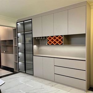 Aimsp Aparador de Madera, Mueble para Vinos Personalizado con Cristal para el Hogar - Product Image 1