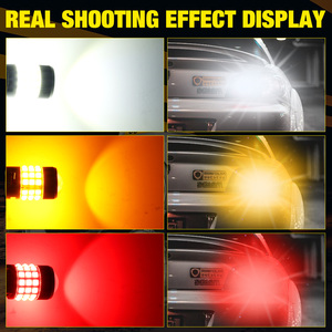 Ampoules LED de clignotants et feux arrière de voiture 1157 1156 BA15S BAU15S BA15D BAY15D 3156 3157 7440 7443 42SMD <span class=keywords><strong>3030</strong></span> - Product Image 6