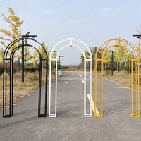 Nuevos Accesorios para Bodas, Arco de Truss, Adornos para Fondo de Escenario, Pilares Cuadrados Curvos, Decoración de Puerta Arqueada, Soporte para Flores