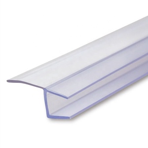 Frameless Shower Glass Door Sweep Seal Strip Extruded <strong>Rubber</strong> <strong>Plastic</strong> with Cutting Processing Service - Product Image 4